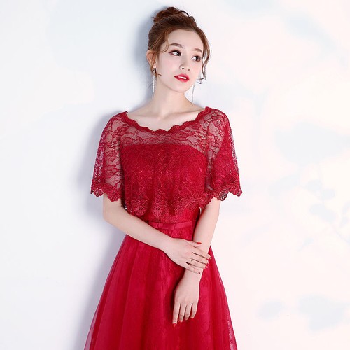 Lady floral lace - lace, shawl
