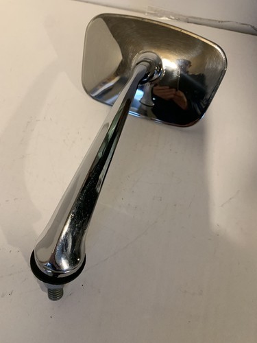 Tex long stem chrome mirror