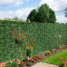 3M-12M Artificial Hedge Ivy Leaf Garden Fence Balcony Privacy Screens Wall Panel