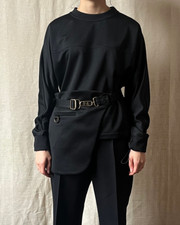 Fendi black crewneck with