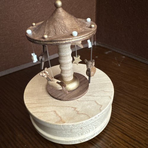 Collectible music box carousel - box,