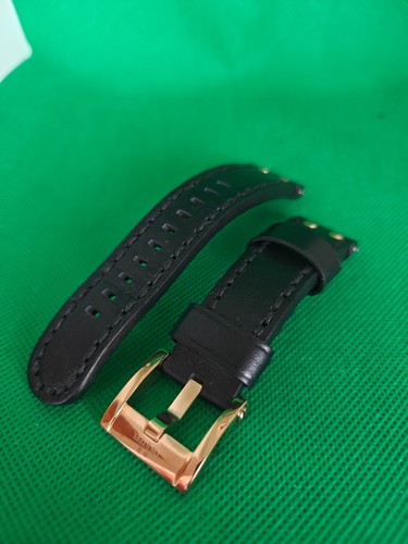Steel leather strap - leather, 22mm