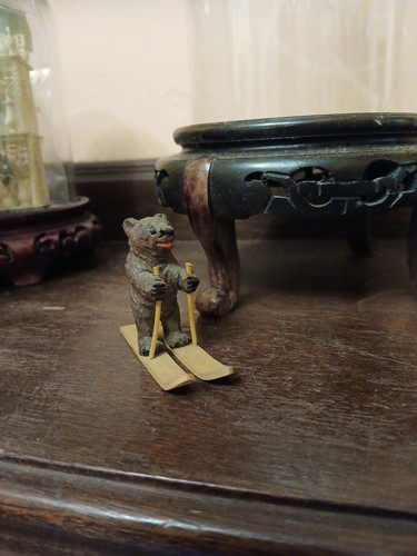 Miniature 4cm wooden black - miniature,