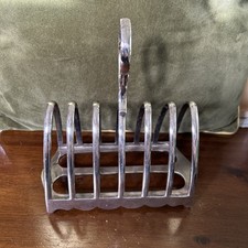 Antique Toast Rack A1 Silver