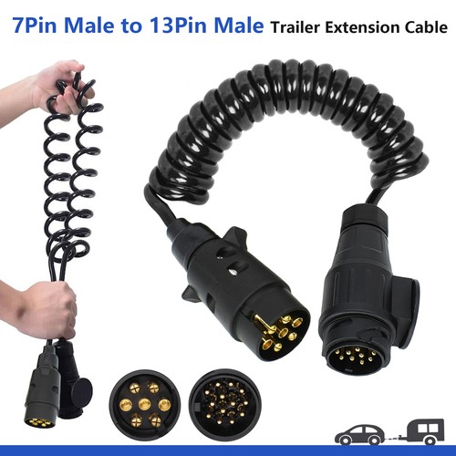 7pin 13pin trailer - 7pin, curly