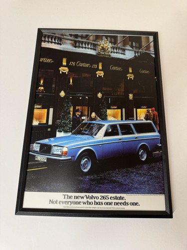 New framed print volvo 265 - new,