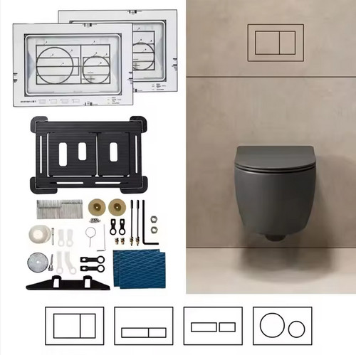 Concealed control plate - concealed,