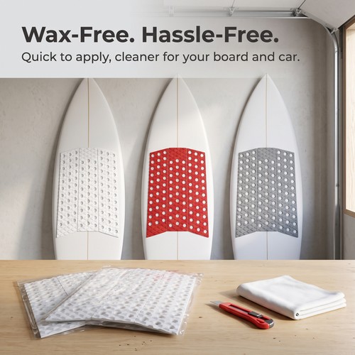 Surfboard traction pad - traction,