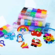 Hama Beads Fuse Beads Craft Kit Colorful 5mm Children Gift for Kids with Box DIY