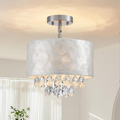 Capiz shell chandelier 30cm - shell,