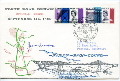 1964 forth road bridge - road,