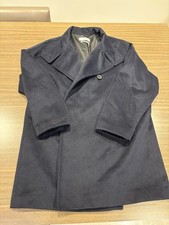 MANGO WOMENS NAVY COAT SIZE S