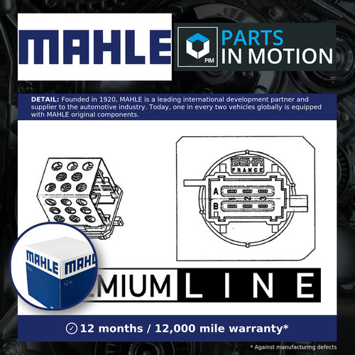 Heater blower resistor fits - /,