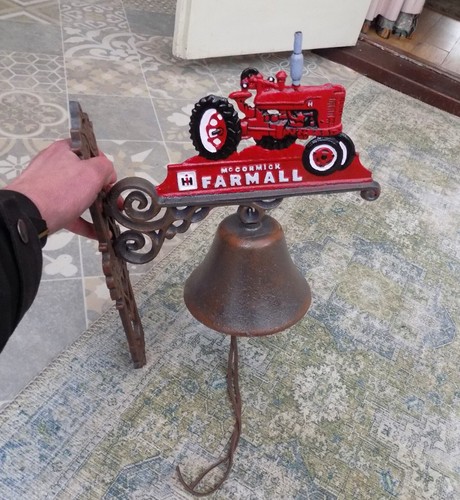 Cast iron bell - cast, "