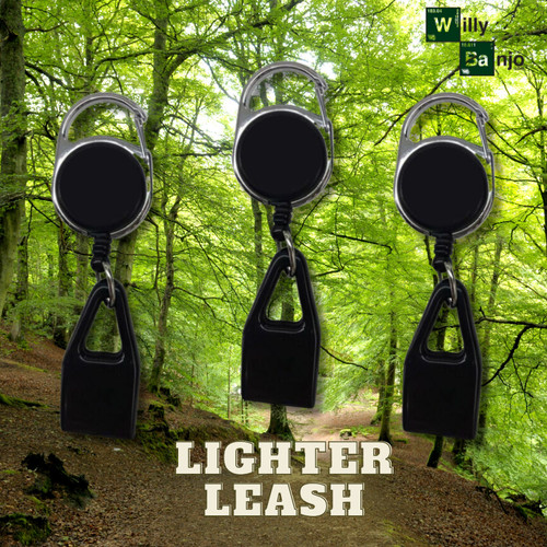 Retractable lighter leash - retractable,