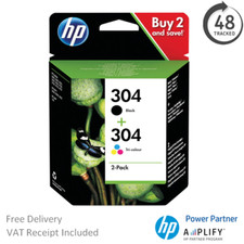 Black & Colour Ink Cartridge for HP DeskJet 2600 Printers - Genuine Ink