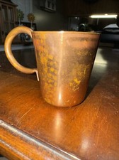 British Royal Navy Copper 1/2 Gill Grog Rum MeasureHalf-gill ⅛ pint stamped Gift