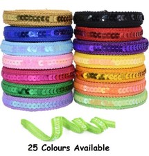 23 COLOURS Sequin Braid Trim
