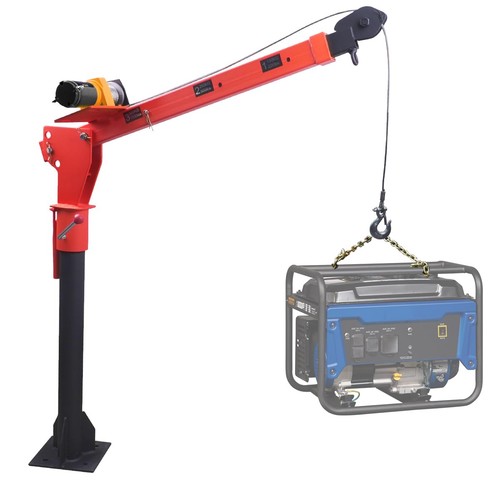 Folding hoist truck - folding, mounted