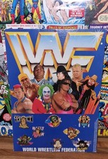Super Rare WWF Pin Board All 8