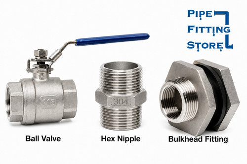 Stainless steel ibc - 3/4",