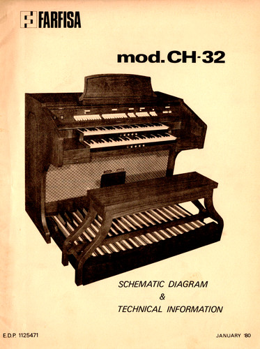 Farfisa ch32 service manual - farfisa,