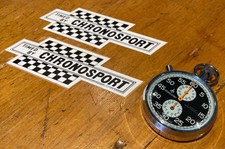 Vintage Chronosport 12hr Stopwatch Heuer Breitling Racing Autavia Mini Cooper