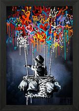 Banksy Graffiti Art - Child in