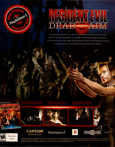 Resident evil dead aim ps2 - resident,