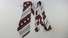 Men's Tootal Tie Navy Burgundy