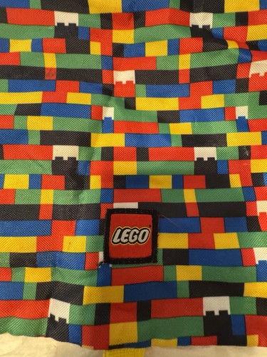 Lego brick pattern - pattern, drawstring