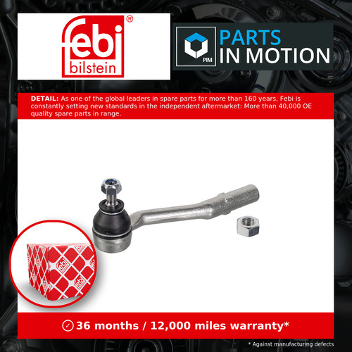 Tie track rod end - rod, fits