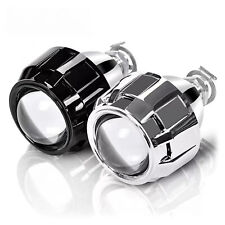 RHD 2.5'' Car Bi-xenon HID Projector Lens Headlight Shroud H1 H4 H7 Retrofit UK