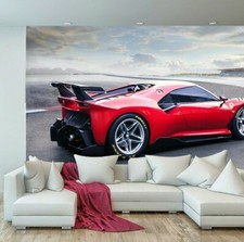 Super Sports Car Ferrari Red