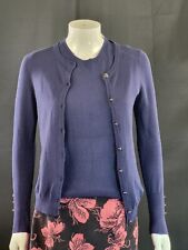 Zara Knit 2 Piece Top Cardigan & Tank Top  Set Size S Work Office EU S/M