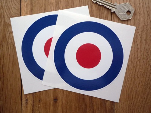 Raf roundel 4inch pair - raf,