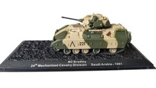 Scale Model Tank M2 Bradley 24th Mechinized Cavalry Division Saudi Arabia 1991