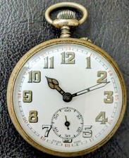 WW1 Era Swiss Military Style Mens Pocket Watch Spares and repairs