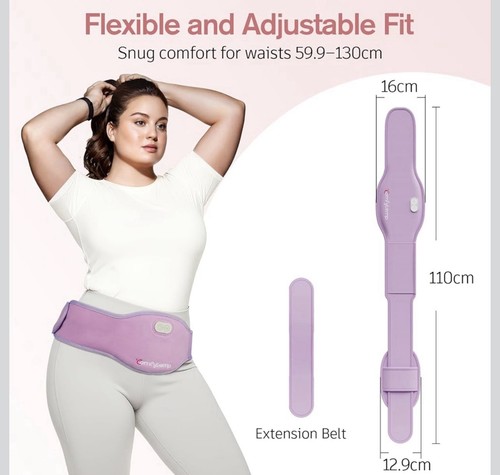 Cordless back belly - back, heating