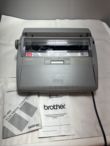 Brother 4000 typewriter - sx-4000,