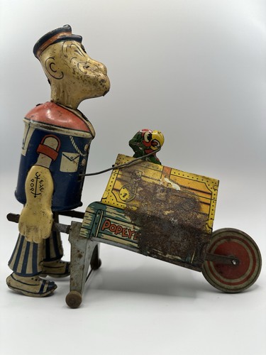 Vintage tin wind toy - vintage,