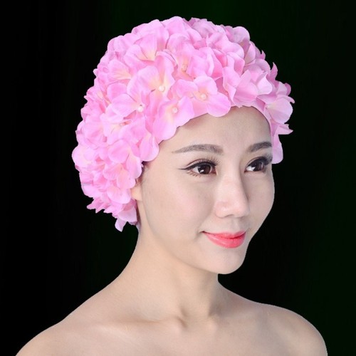 Women peal floral swim cap - women,