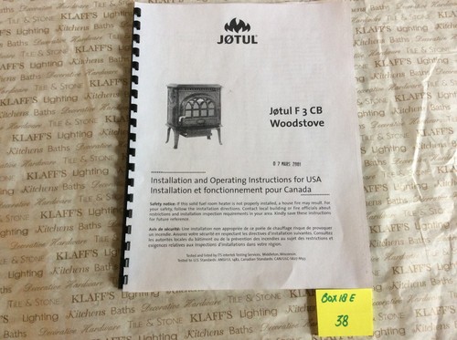 Jotul wood stove - wood,
