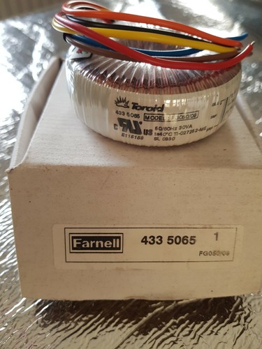 Toroidal transformer 30va - toroidal,