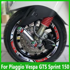 Motorcycle bike wheel decals