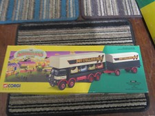 Corgi 09901 Showmans Pat Collins Fair ERF Dodgem Truck & Box Trailer Set 