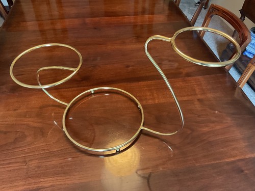 Tier swan shaped metal - tier,,
