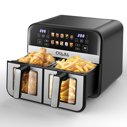 Dual zone 10l air - 10l, fryer