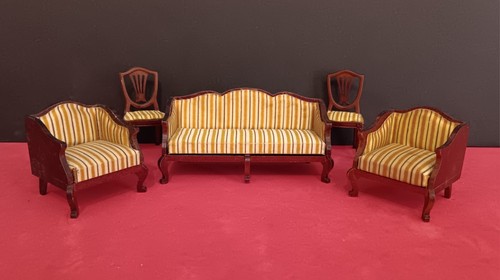 Lundby living room sofa - lundby, chairs