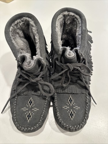 Manitoba mukluks charcoal - mukluks,